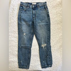 Abercrombie and Fitch The mom high rise jean collab. with Bre Sheppard.  30 long